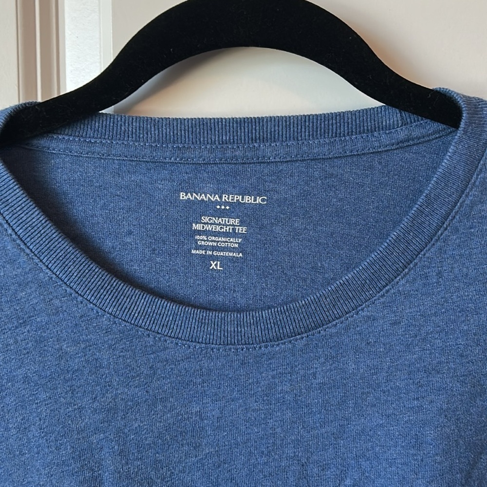 Banana Republic Midweight Cotton T-Shirt XL - Picture 2 of 5
